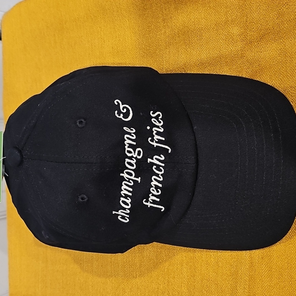 Kate Spade X Target champagne & french fries baseball cap NWT/Sold Out